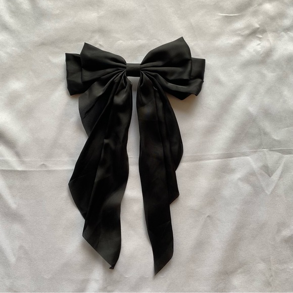 Chiffon Bow Hair Clip Classic Colors - Picture 6 of 12